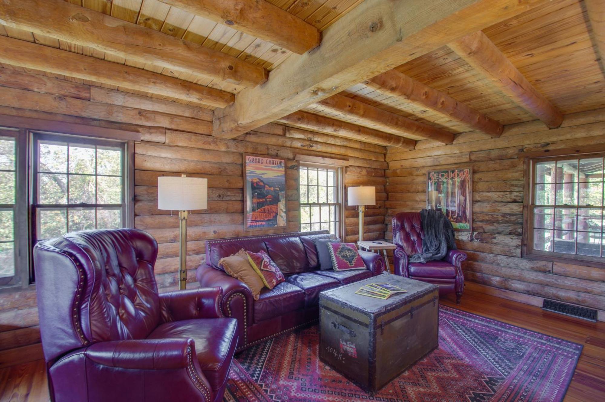 Cozy Log Cabin Getaway With Fire Pit And 3 Acres! Ruckersville Buitenkant foto